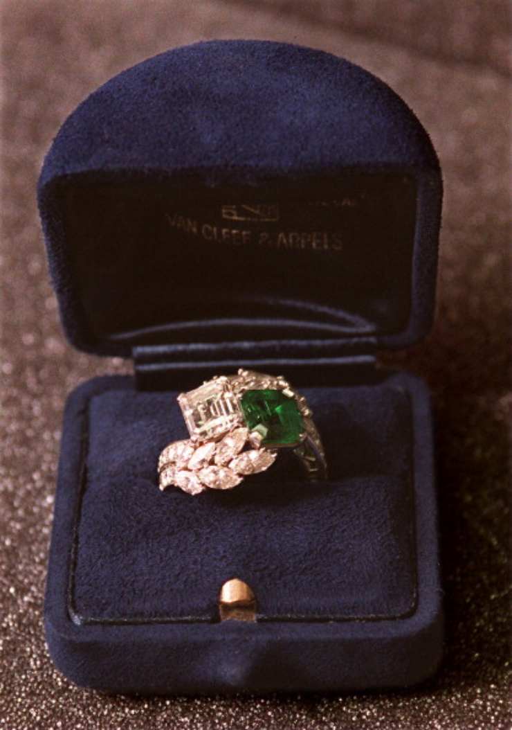 anello fidanzamento Jackie Kennedy