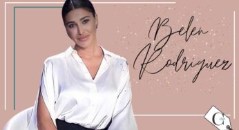 Belen Rodriguez detta legge con la camicia di seta, compiamola in versione low cost