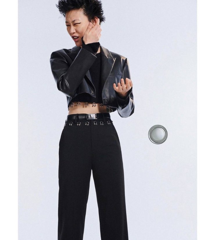 calvin luo crop jacket