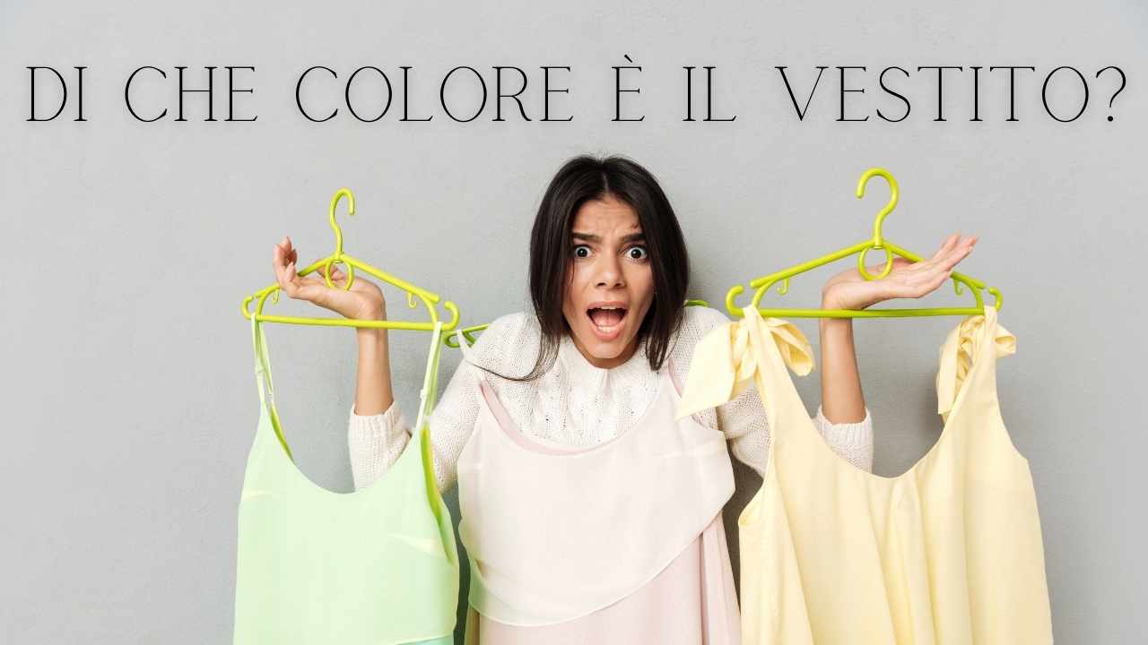 quiz di che colore è il vestito