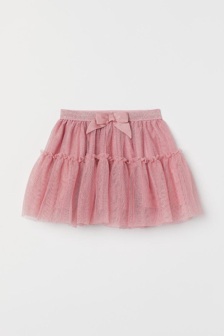 gonna tulle hm con glitter elegante