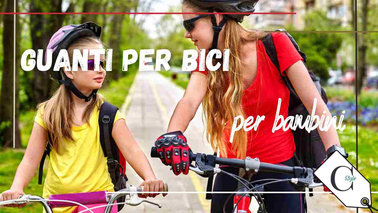 guanti per bici bambini 