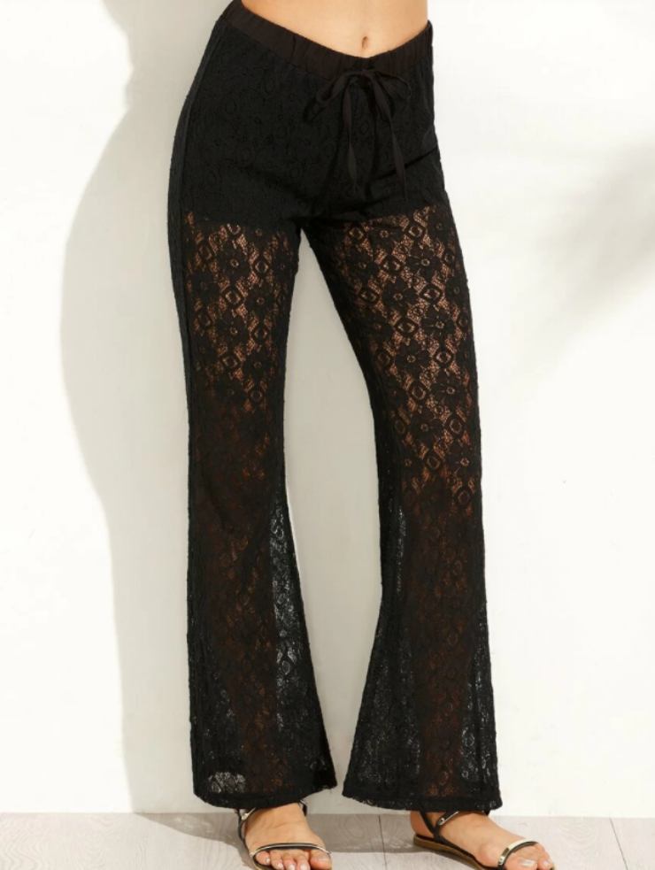 pantaloni in pizzo Shein