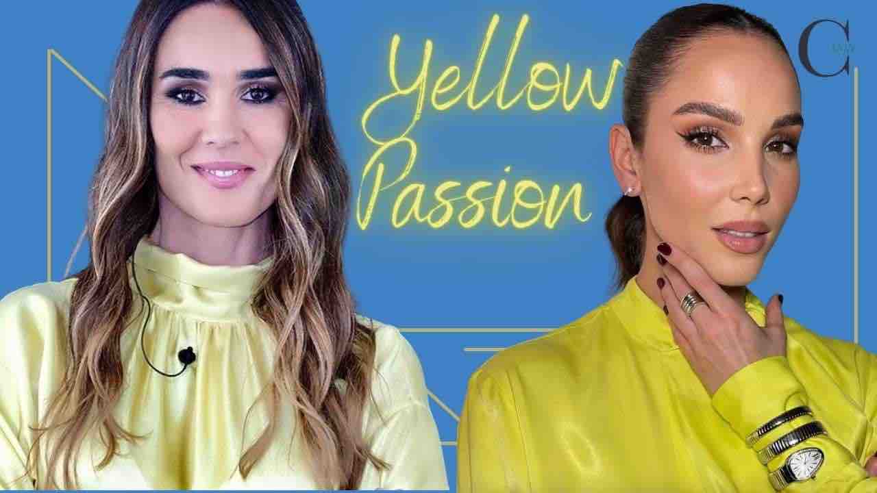 Paola di Benedetto Silvia Toffanin camicia gialla