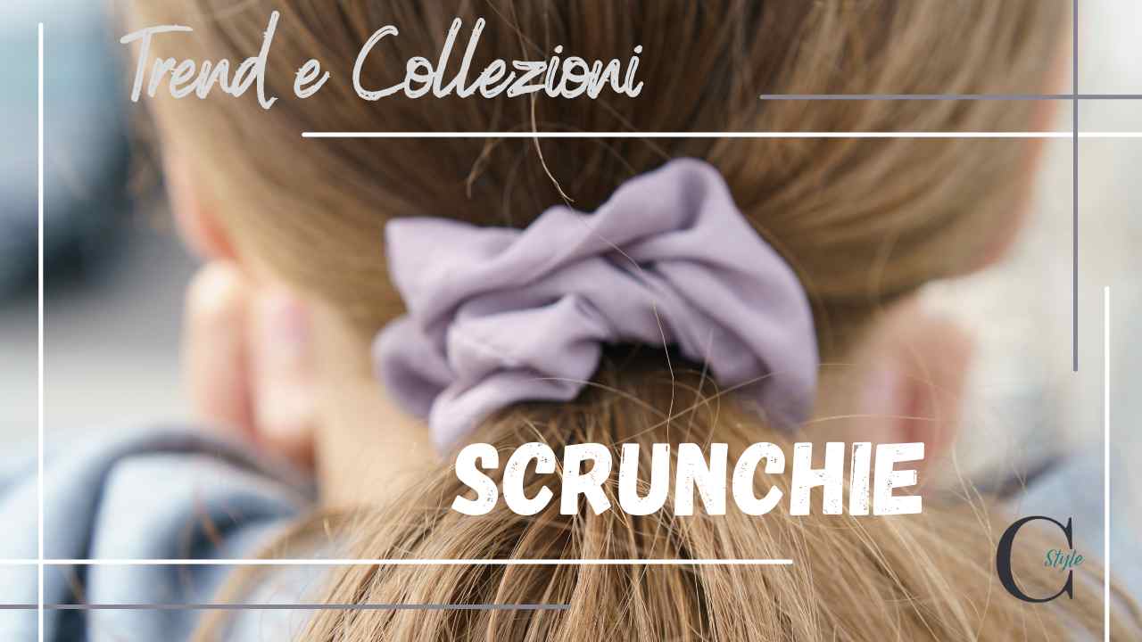 scrunchie elastico per capelli