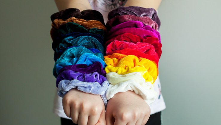 scrunchies colorati