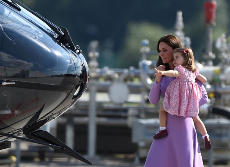 Charlotte e Kate in rosa