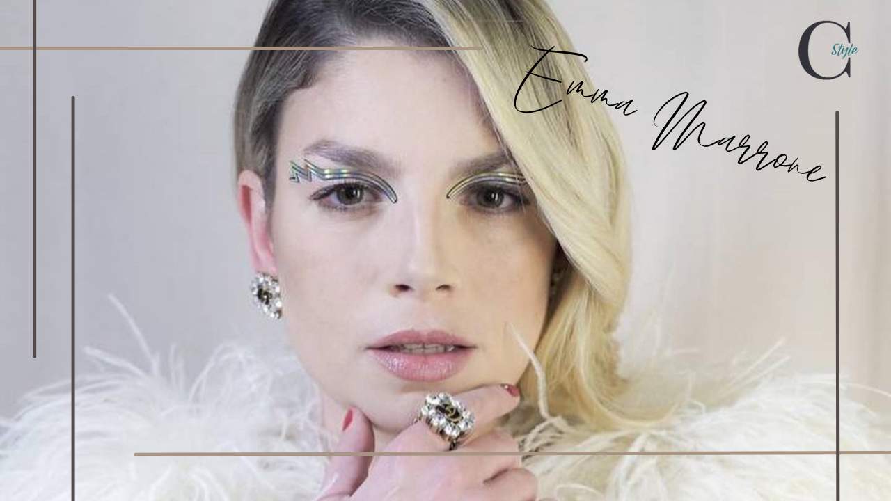 Emma Marrone in bianco