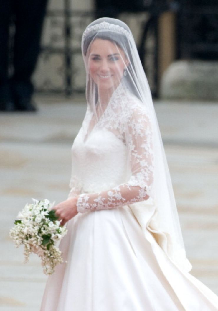 Kate Middleton in abito da sposa 