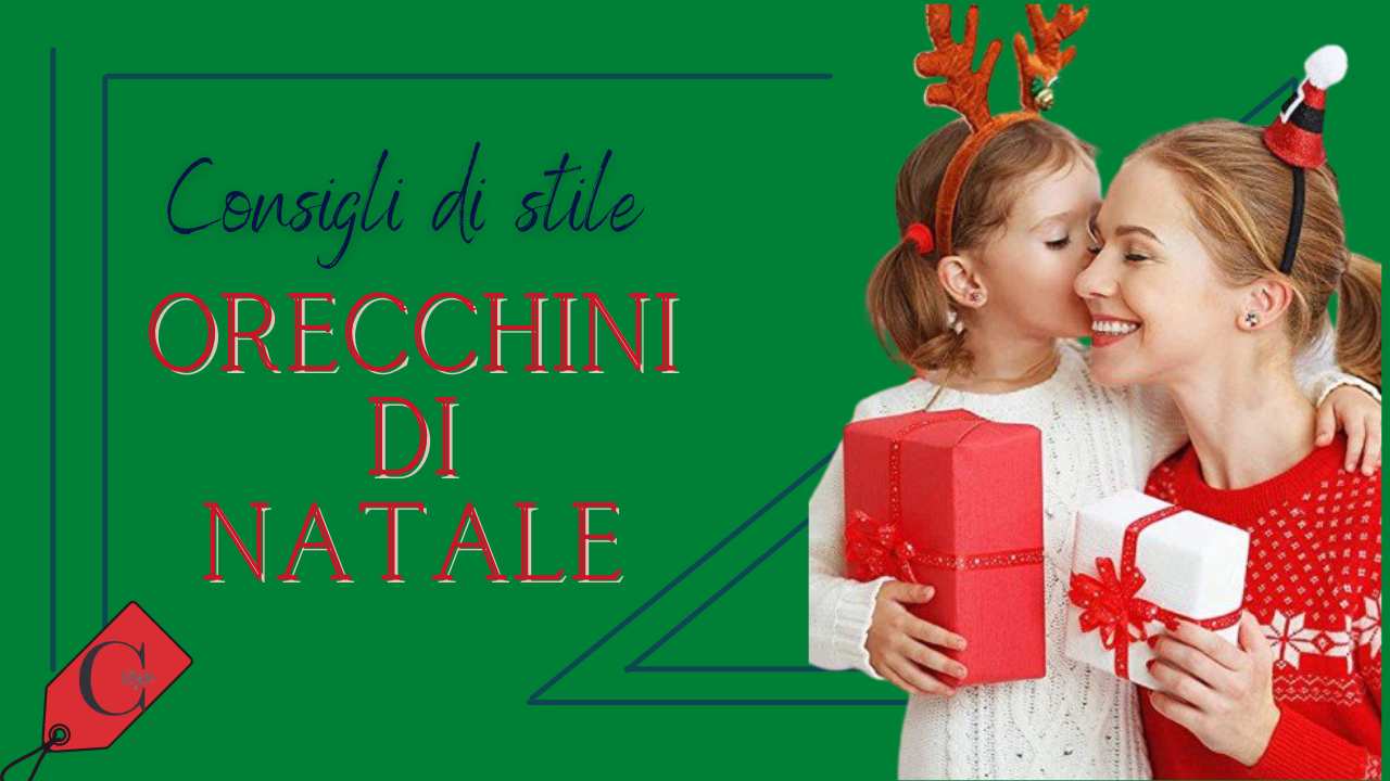 orecchini di natale 