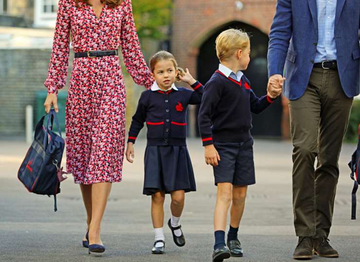 Principessa Charlotte e Principe George a scuola