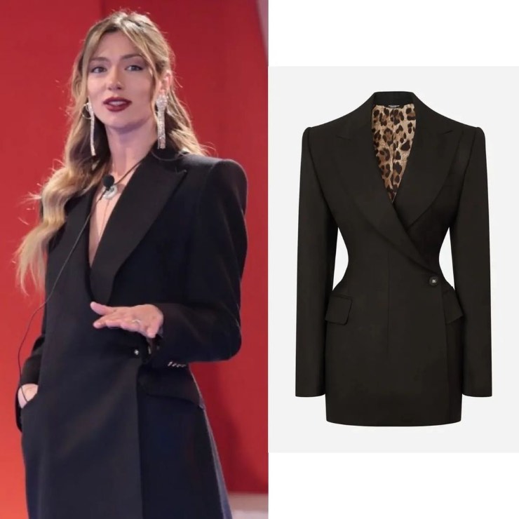 Soleil Sorge Blazer nero D&G