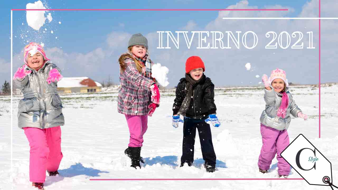 bambini nella neve