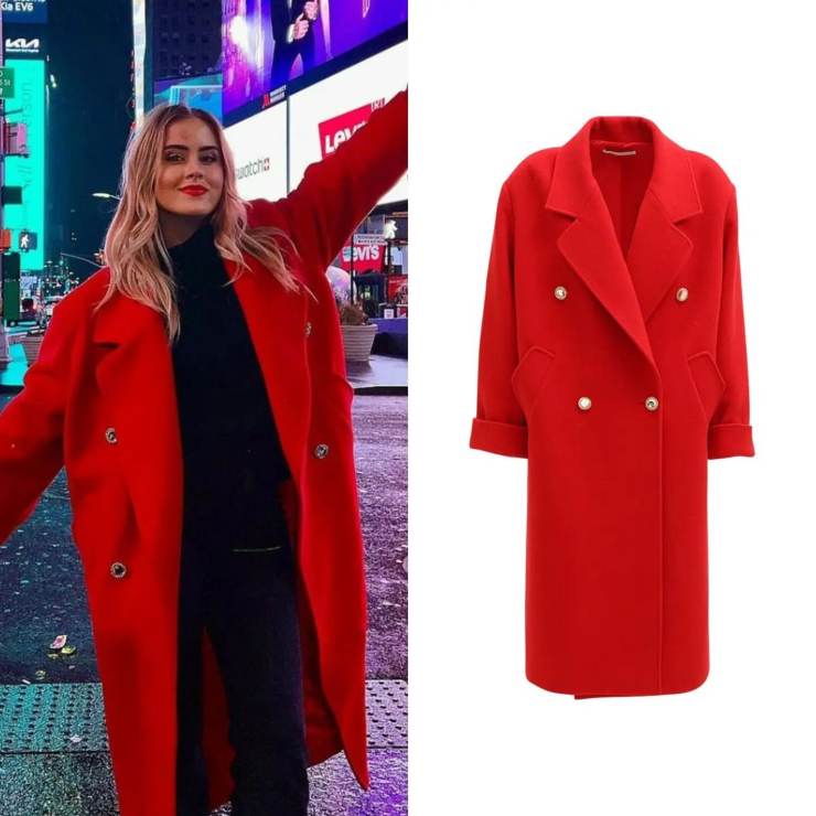 cappotto rosso valentina ferragni