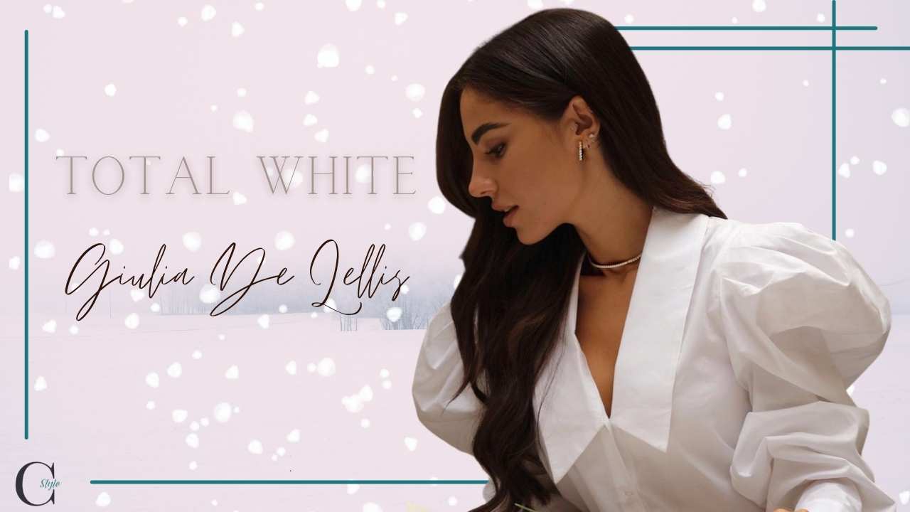 giulia de lellis total white