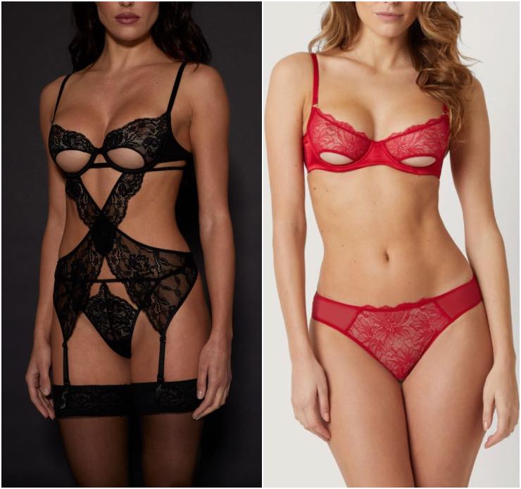 intimo Yamamay rosso e nero natale
