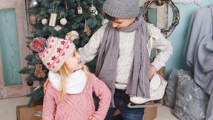 idee look natale bambini