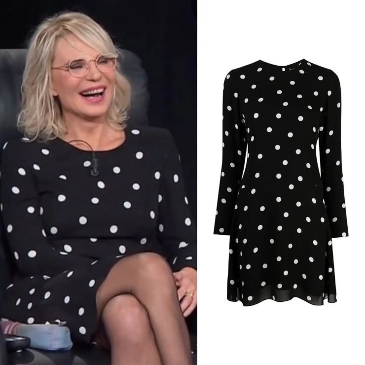 maria de filippi vestito Saint Laurent Tu si que vales