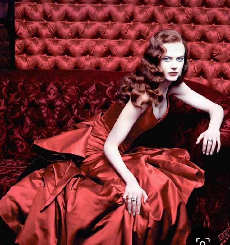 nicole kidman abito rosso