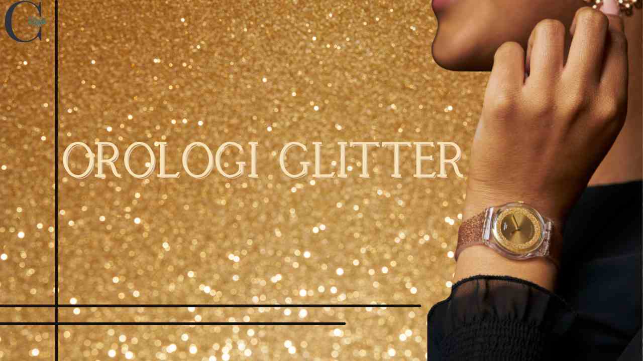 modelli orologi glitter per l'inverno