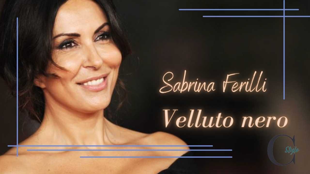 sabrina ferilli velluto nero