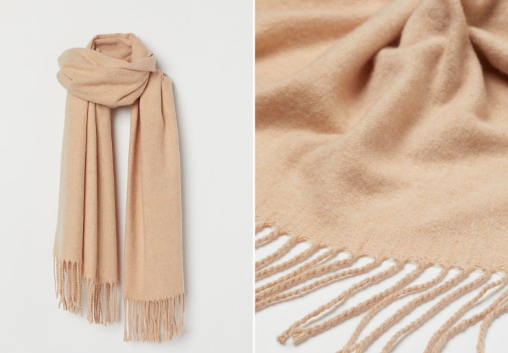 sciarpa beige H&M