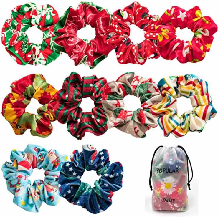 scrunchies natalizi Myhozee