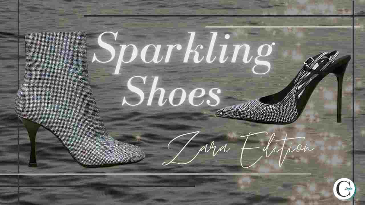 sparkling shoes zara