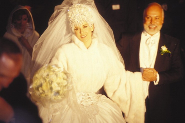 Céline Dion abito da sposa 