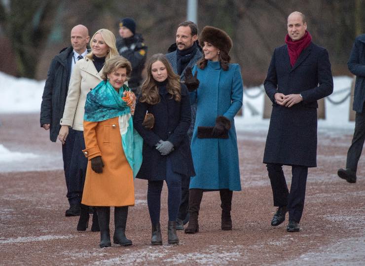 Ingrid Norvegia insieme a Kate Middleton