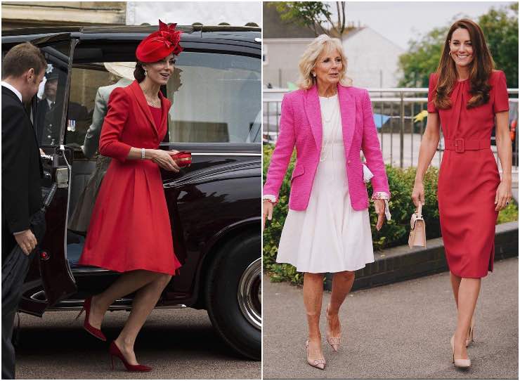 Kate Middleton significato abiti rossi