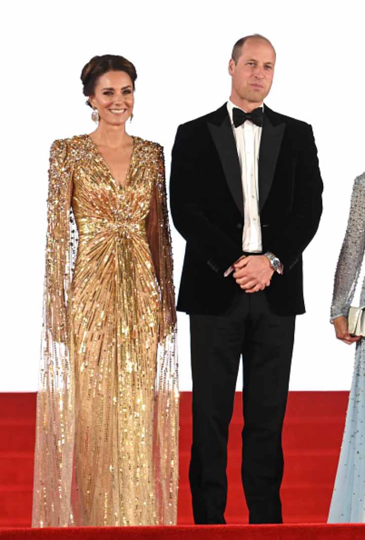 Kate e William look dorato