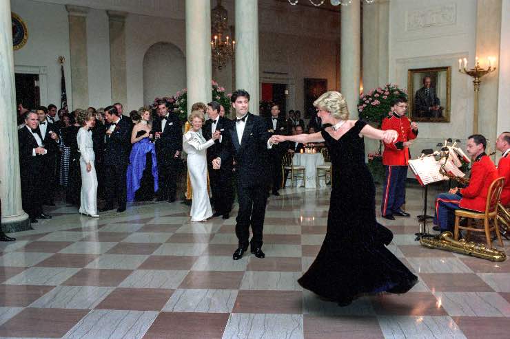 Lady Diana storico Travolta dress