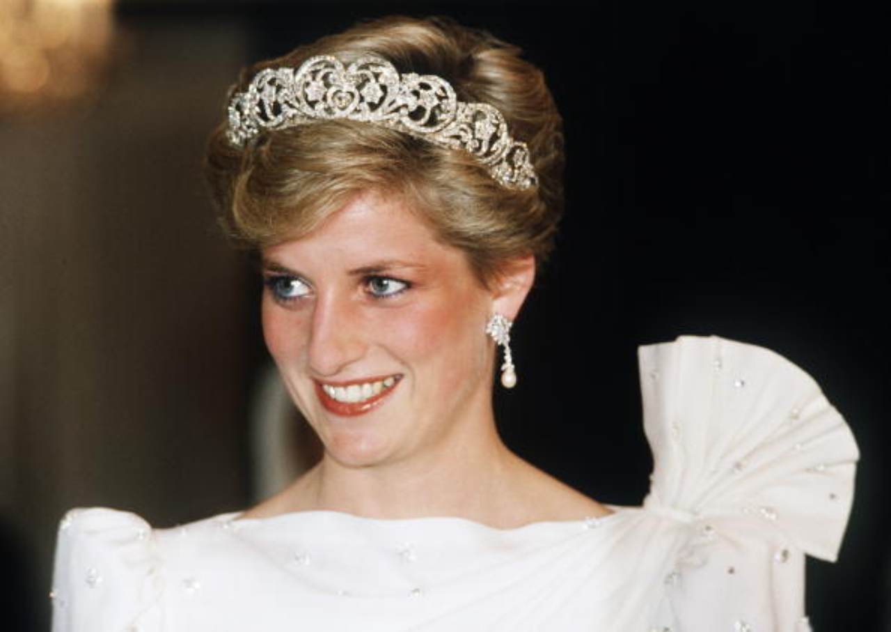 Lady Diana in bianco