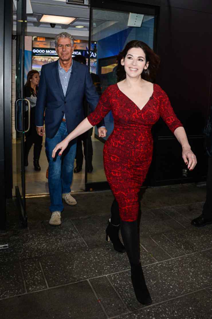 Nigella Lawson in rosso