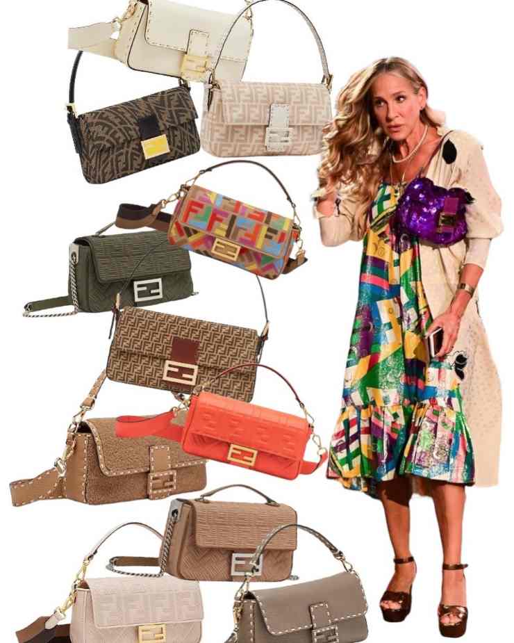 Sarah Jessica Parker con le Fendi baguette 