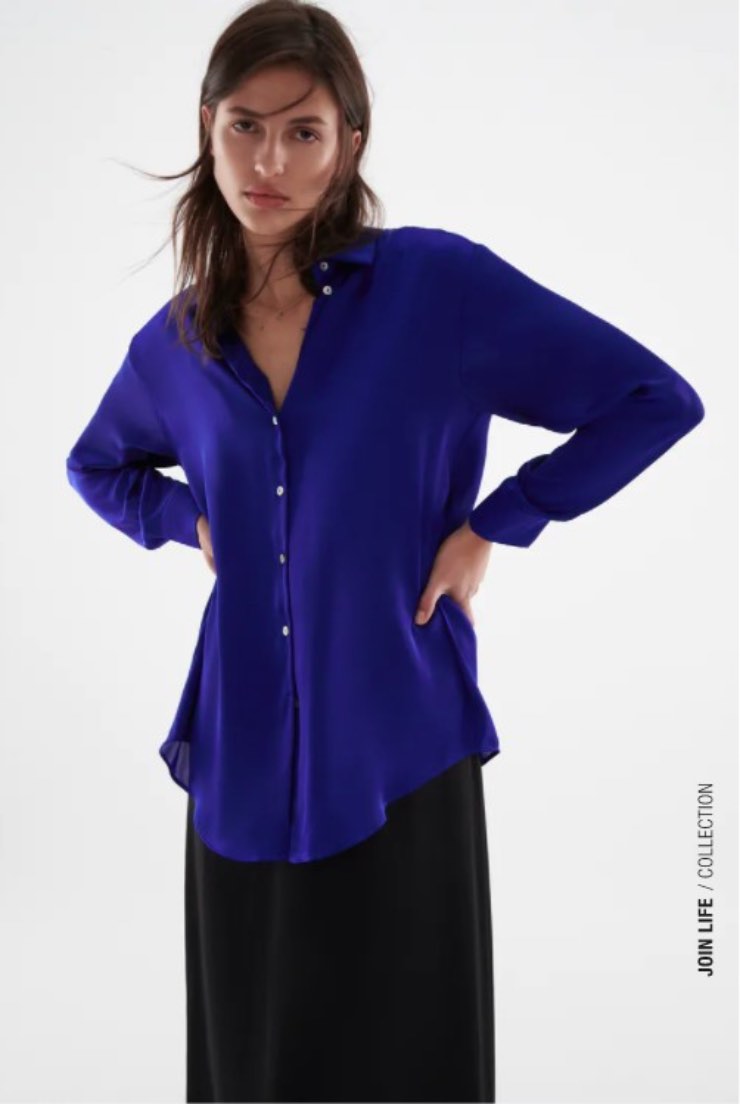 Silvia Toffanin camicia blu