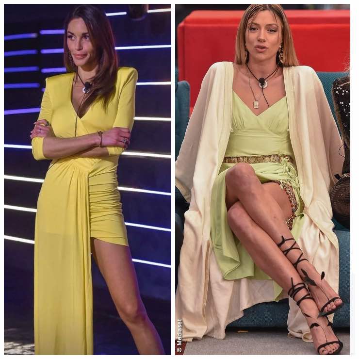 Soleil e Delia look simili GF VIP