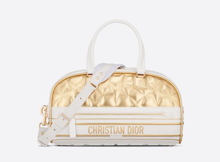 borsa dorata linea dior vibe