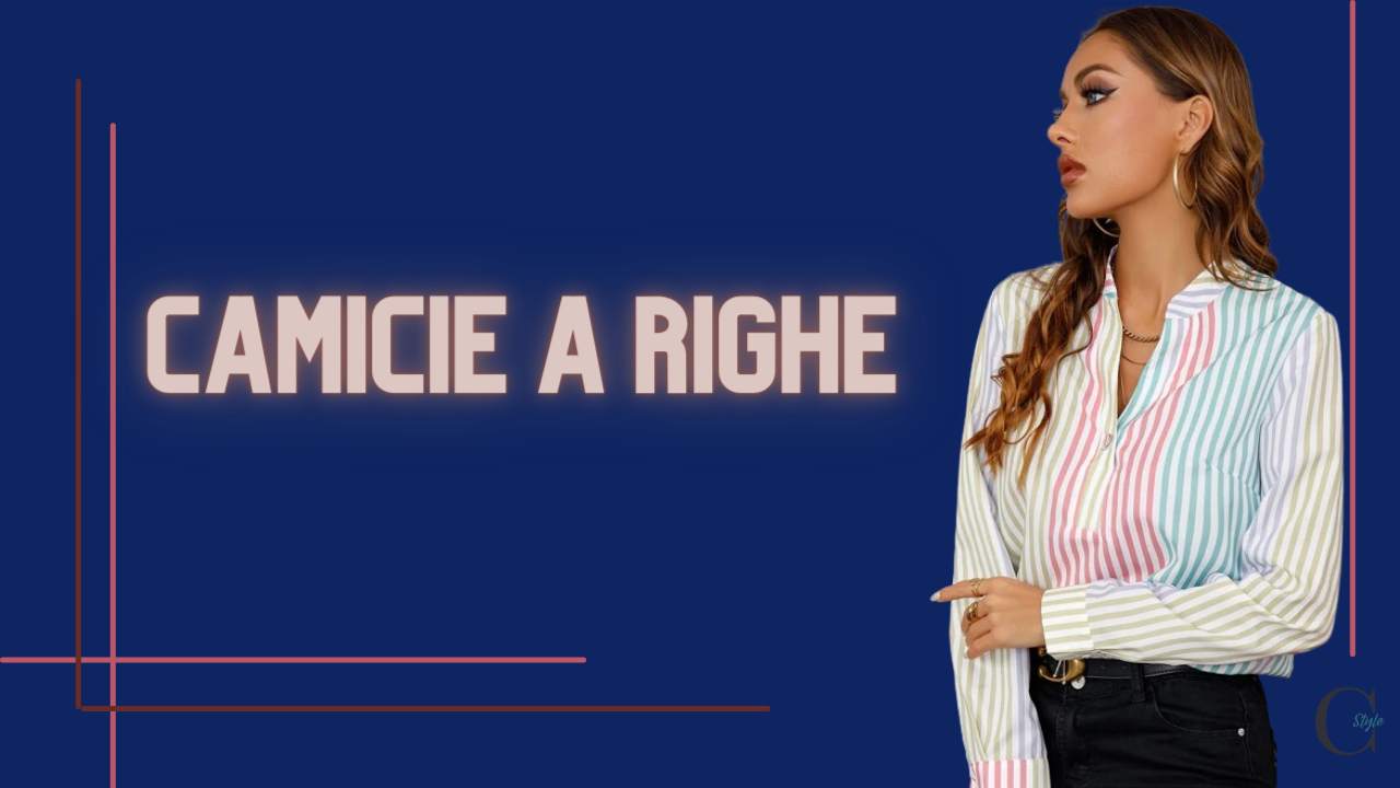 camicie a righe donna, come abbinarle