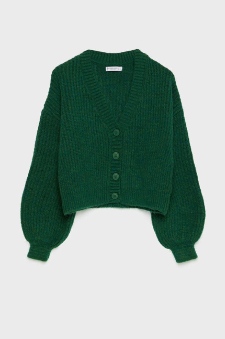 Cardigan verde