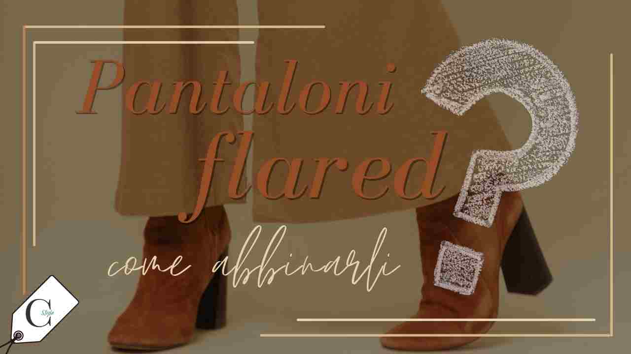 copertina pantaloni flared