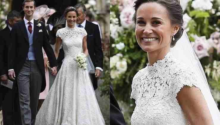 pippa middleton dettagli abito sposa