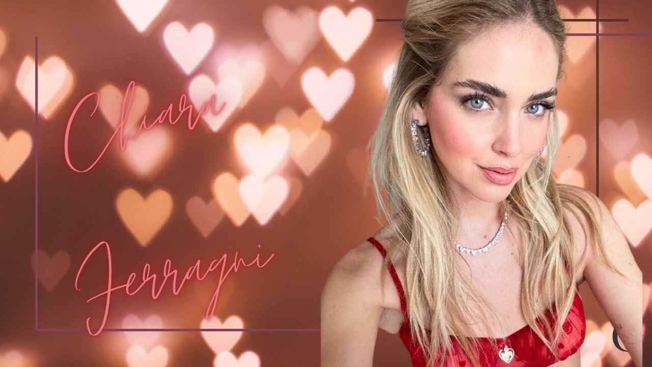 Chiara Ferragni intimo rosso-