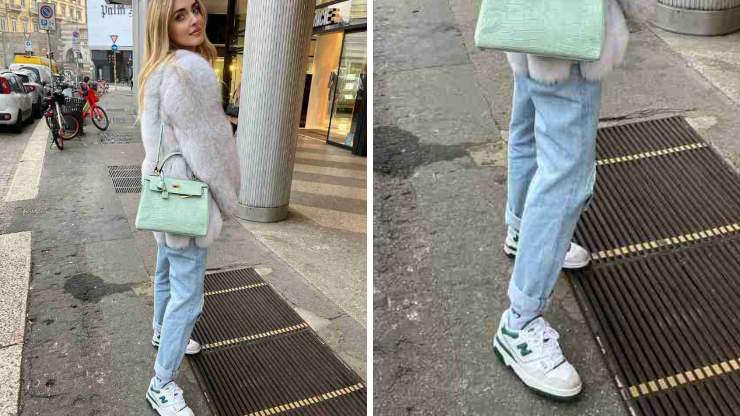 Chiara Ferragni con sneakers