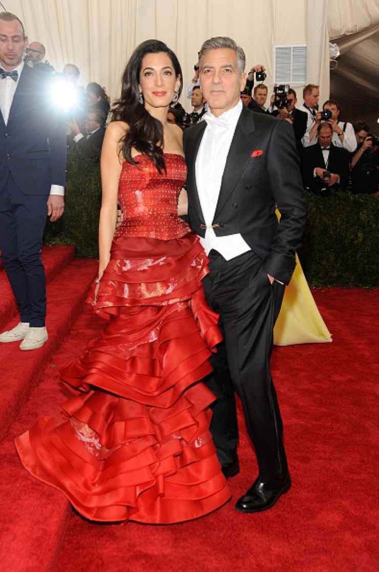 Coppia Clooney al MET Gala