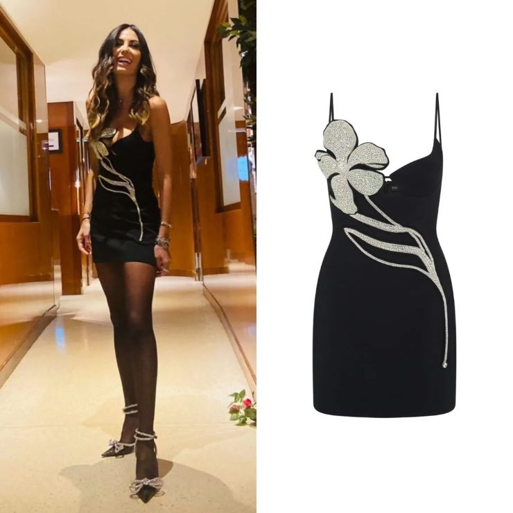 Elisabetta Gregoraci in David Koma