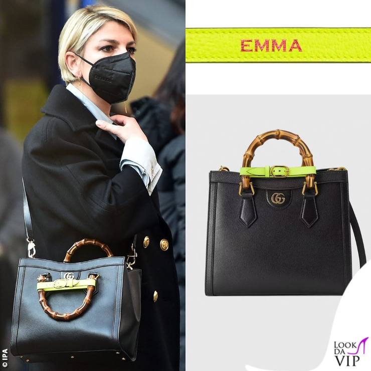 Emma Marrone con borsa