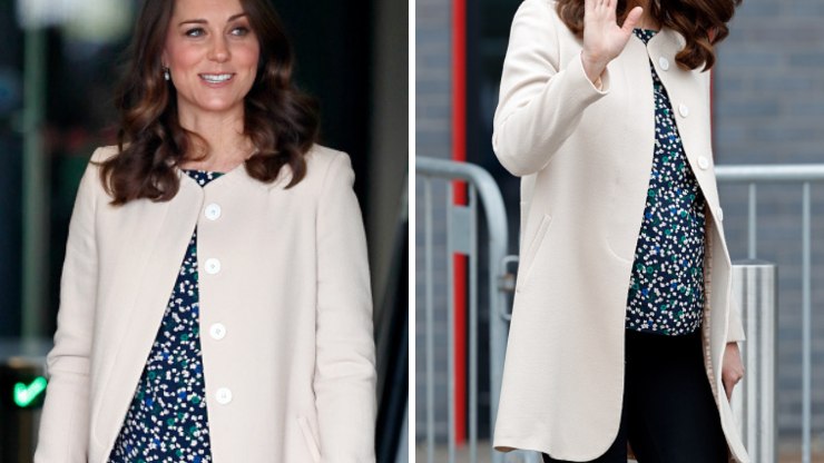 Kate Middleton in crema