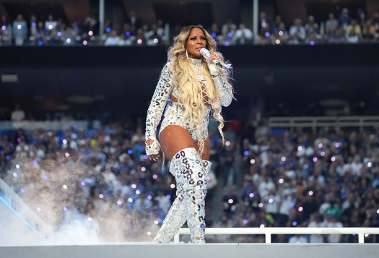 Mary J. Blige al Super Bowl 